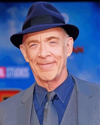 Classy Jk Simmons Paint By Numbers