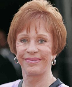 Close Up Carol Burnett Paint By Numbers