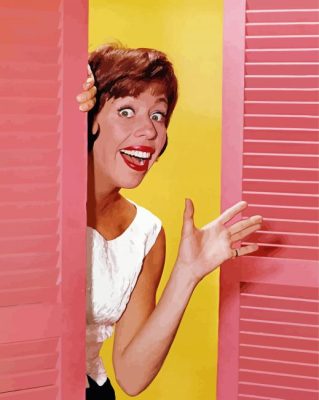 Cool Carol Burnett Paint By Numbers