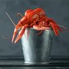 Crayfish In Small Bucket Paint By Numbers