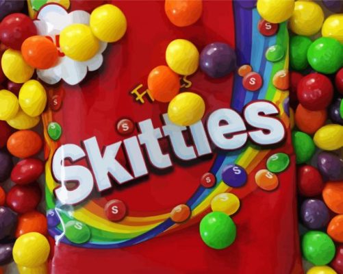 Fruits Skittles Paint By Numbers