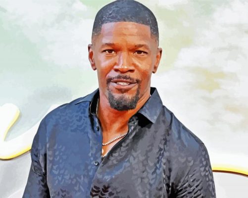 Handsome Jamie Foxx Paint By Numbers