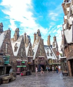 Harry Potter Hogsmeade Paint By Numbers