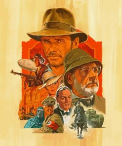 Indiana Jones And The Last Crusade Film Paint By Numbers