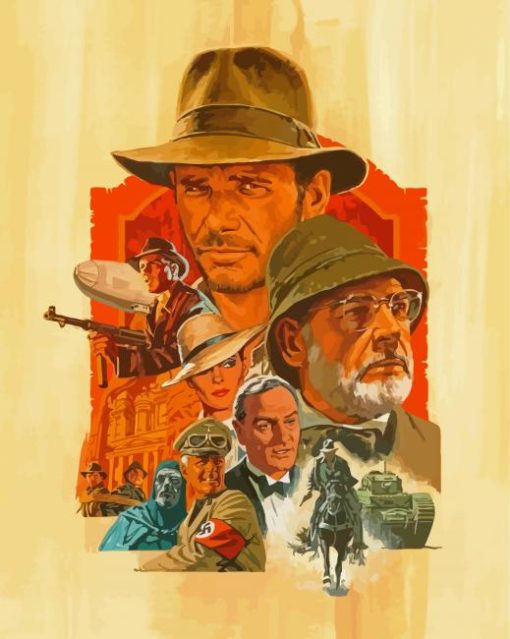 Indiana Jones And The Last Crusade Film Paint By Numbers