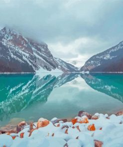 Lake Louise Winter Paint By Numbers