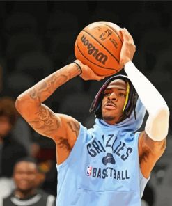 Memphis Grizzlies Ja Morant Paint By Numbers