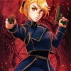 Riza Hawkeye Anime Character Paint By Numbers