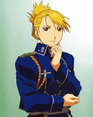 Riza Hawkeye Fullmetal Alchemist Character Paint By Numbers