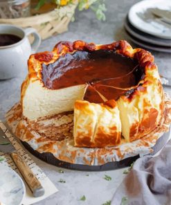 San Sebastian Cheesecake Paint By Numbers