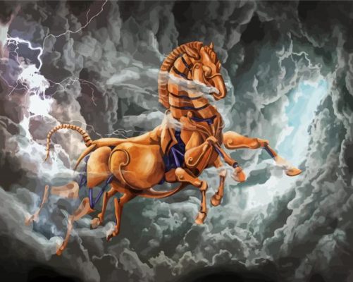 Sleipnir Horse Art Paint By Numbers