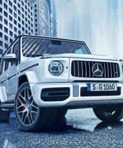 White G Wagon Paint By Numbers