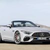 White Mercedes Sl Paint By Numbers