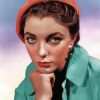 Young Beautiful Joan Collins Paint By Numbers