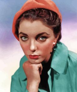 Young Beautiful Joan Collins Paint By Numbers