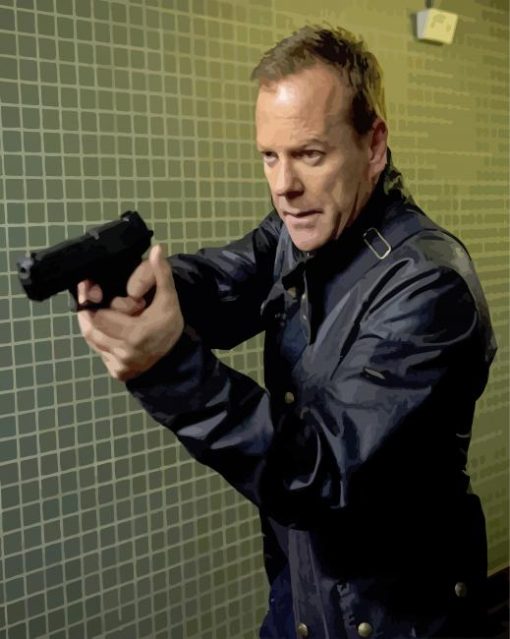 24 Jack Bauer Paint By Numbers