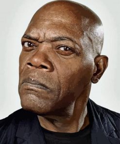 Actor Samuel L Jackson Paint By Numbers