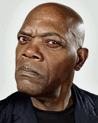 Actor Samuel L Jackson Paint By Numbers