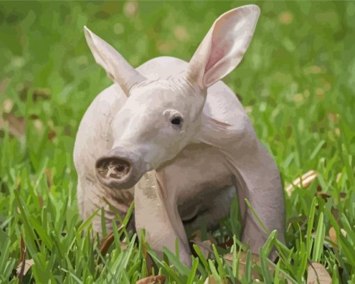 African Aardvark Paint By Numbers