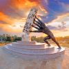 Al Zawraa Park Statue At Sunset In Iraq Paint By Numbers