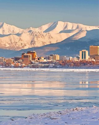 Anchorage Alaska Paint By Numbers