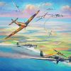 Battle Of Britain Military Aircraft Paint By Numbers