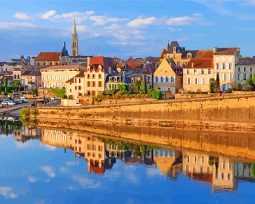 Bergerac In France Paint By Numbers