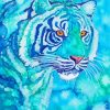 Blue Tiger Art Paint By Numbers