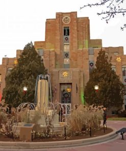 Boulder County Historic Courthouse Paint By Numbers