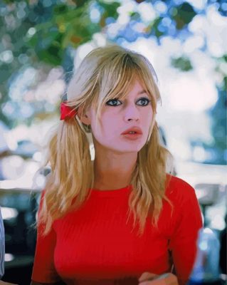 Brigitte Bardot Paint By Numbers