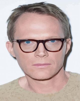 British Actor Paul Bettany Paint By Numbers