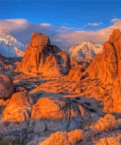 California Lone Pine Peak Paint By Numbers