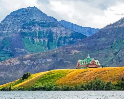 Canada Waterton National Park Paint By Numbers