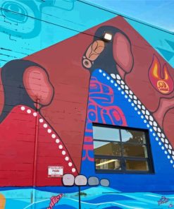 Canadian Indigenous Art On Wall Paint By Numbers