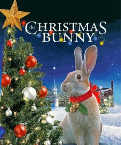 Christmas Bunny Poster Paint By Numbers