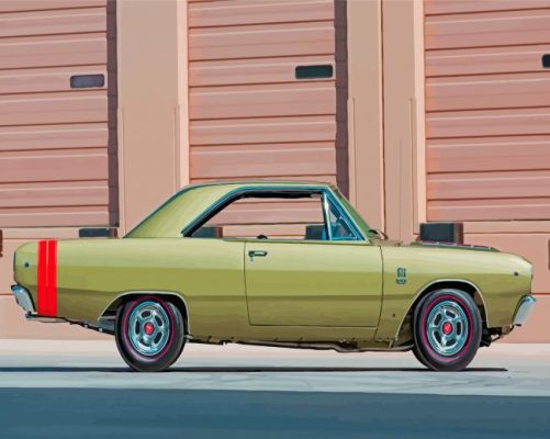 Classic Dodges Car Paint By Numbers