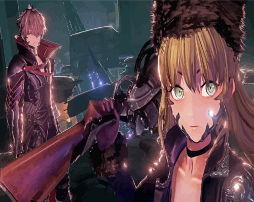 Code Vein Video Game Paint By Numbers