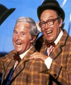 Comedy Duo Morecambe And Wise Paint By Numbers