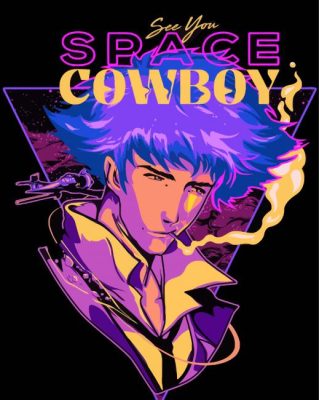 Cowboy Bebop Space Cowboy Poster Paint By Numbers