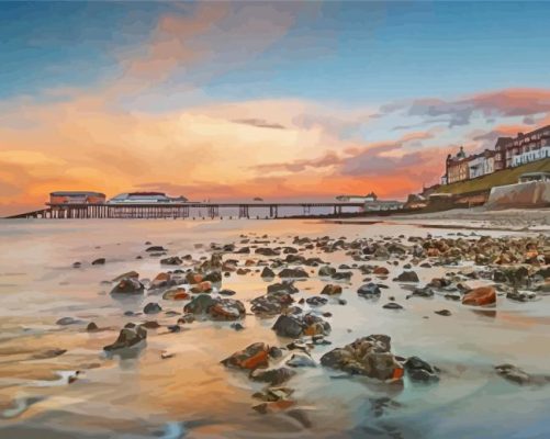 Cromer Beach Paint By Numbers