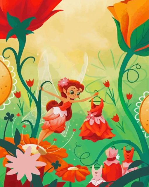 Disney Fairy Paint By Numbers