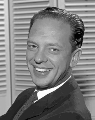 Don Knotts In Black And White Paint By Numbers