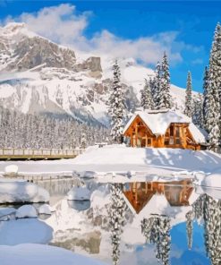 Emerald Lake BC Paint By Numbers