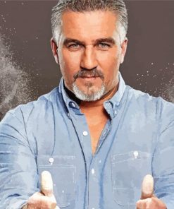 English Celebrity Chef Paul Hollywood Paint By Numbers