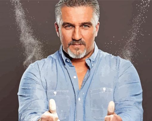 English Celebrity Chef Paul Hollywood Paint By Numbers