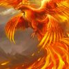 Fantasy Fire Bird Paint By Numbers