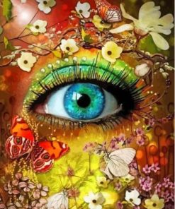 Flowers Eyes Paint By Numbers