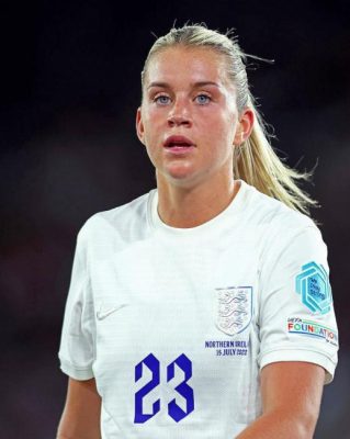 Football Player Alessia Russo Paint By Numbers
