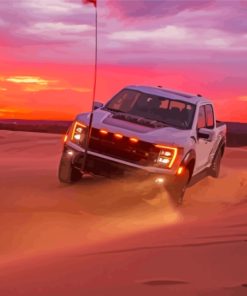 Ford Raptor In Desert Paint By Numbers