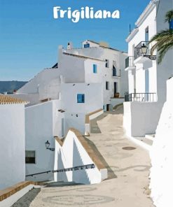 Frigiliana Spain Poster Paint By Numbers